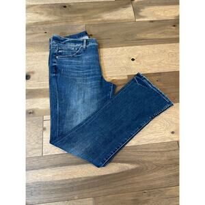 Express Skyscraper Mid‑Rise Hyper Stretch Jeans – Size 4R